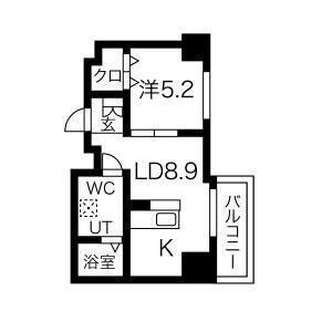 ヴァローレ布施の間取り