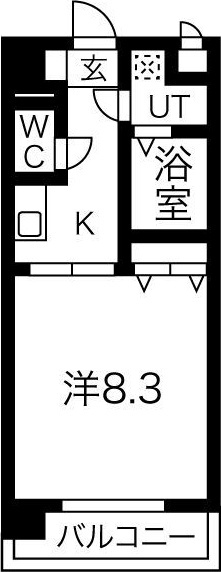 M's CALM(エムズカーム)の間取り