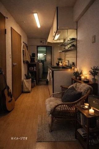 クレインハイツの居間・リビング