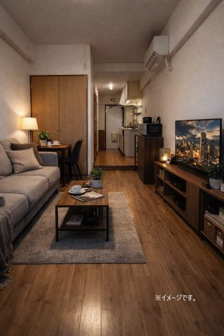 クレインハイツの居間・リビング
