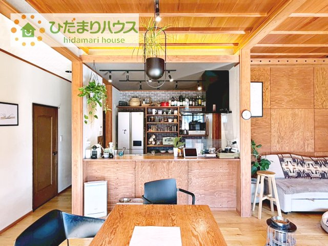 【キッチン】 | つくば市今鹿島　中古戸建 | お洒落なキッチンでお友達とのお料理パーティーも出来ちゃいます！
