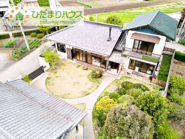 【外観】 | つくば市今鹿島　中古戸建 | お庭との和の調和をお楽しみください！