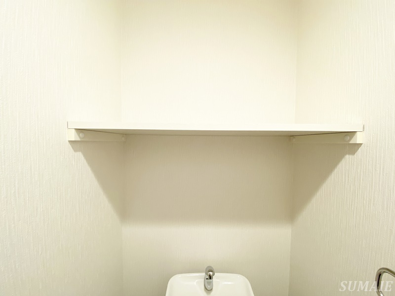 ルクレ板橋の収納|トイレ上収納です☆