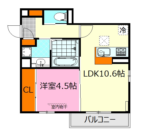 【間取り】 | campanella江波二本松