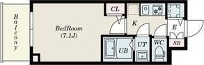S-RESIDENCE天満Gracisの間取り