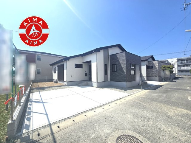 古賀市今の庄１丁目第5-2棟（1号棟）　の前面道路含む現地写真|見学の時間などお気軽にお問い合わせ下さい。