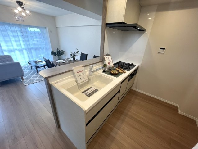 川口ハイツのキッチン|システムキッチン