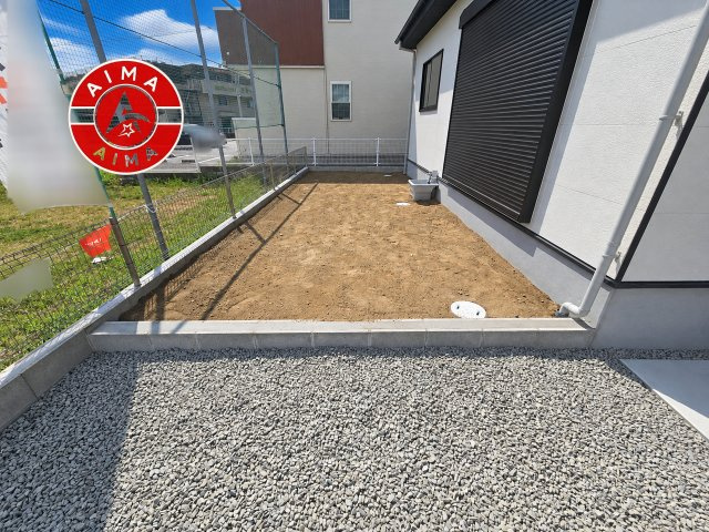 古賀市今の庄１丁目第5-2棟（2号棟）　の庭|お庭で自由な時間を過ごせます。