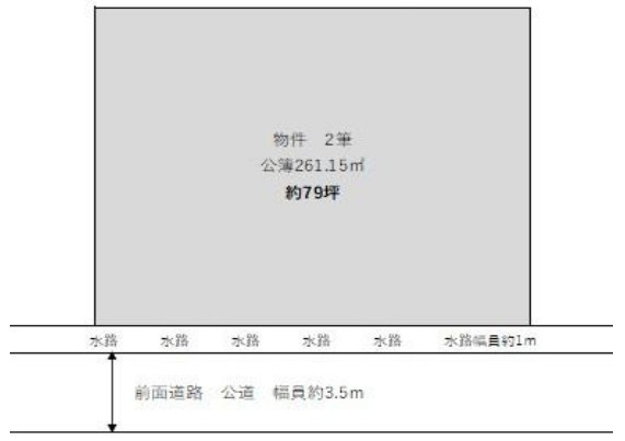 栗東市出庭　建築条件無し売土地