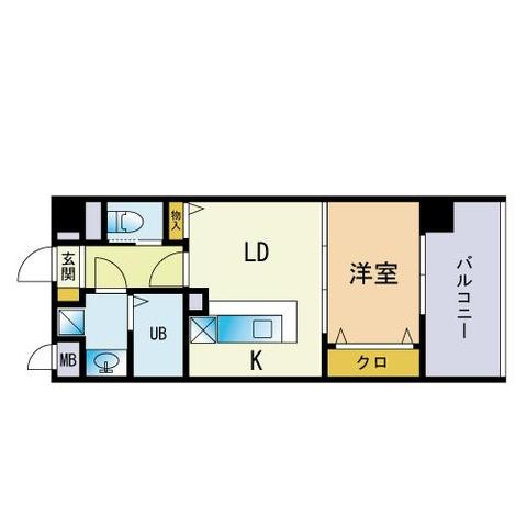 １０３Ｒｅｓｉｄｅｎｃｅの間取り