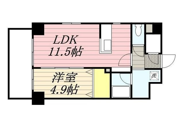 プレスタイル博多駅南の間取り