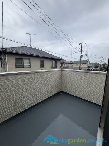 小田原市国府津　新築戸建　全1棟1号棟のバルコニー