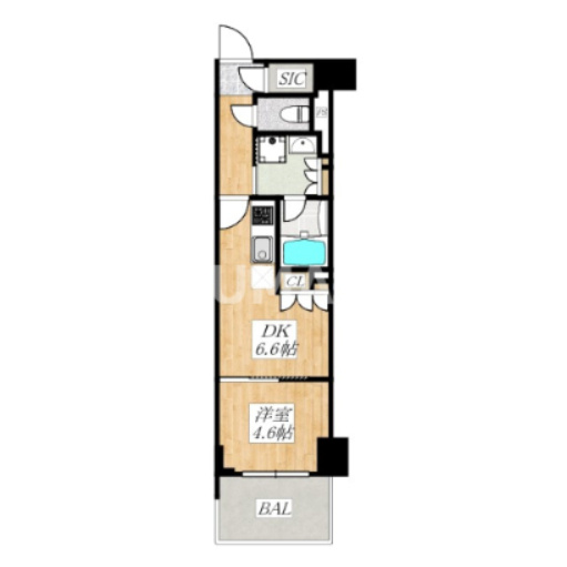 ロイヤルパークス赤羽ノースの間取り|北向きのお部屋です☆