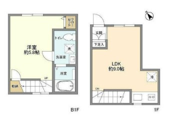 【間取り】 | ランドパレス武蔵小山