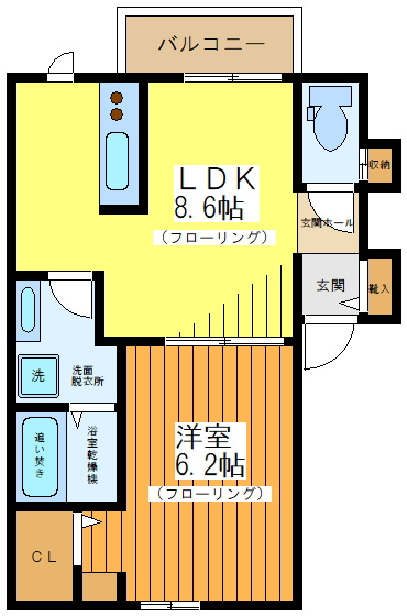 NOVAハイツの間取り