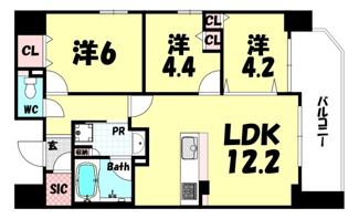 【間取り】 | サムティグランツ神戸