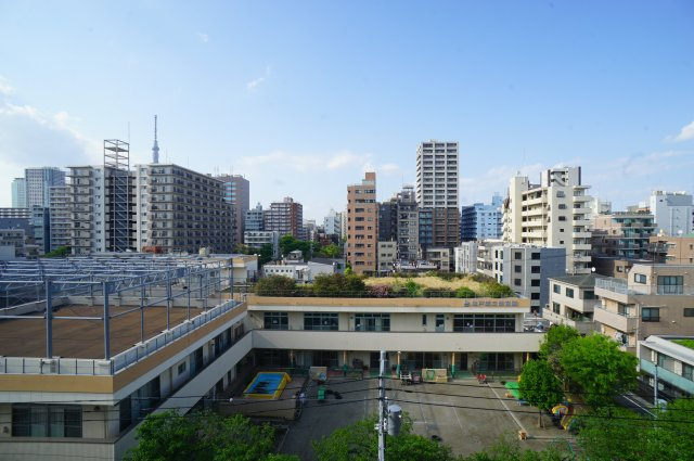 プライムメゾン亀戸の展望|バルコニー正面の眺望