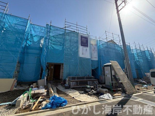 平塚市御殿4丁目　新築戸建　全５棟の外観|4月18日撮影　建築中　現地外観