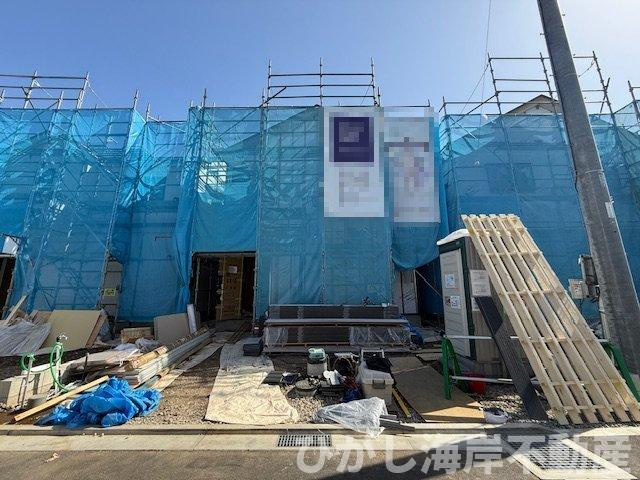 平塚市御殿4丁目　新築戸建　全５棟の外観|4月18日撮影　建築中　現地外観