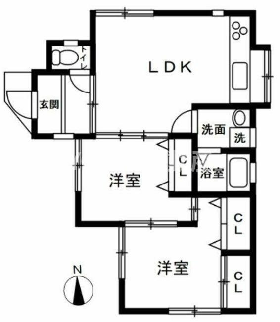 海老名市柏ヶ谷２丁目戸建の間取り