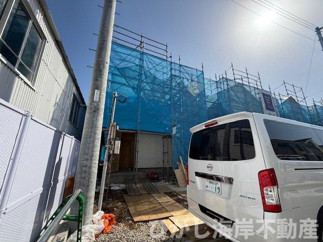 平塚市御殿4丁目　新築戸建　全５棟の外観|4月18日撮影　建築中　現地外観