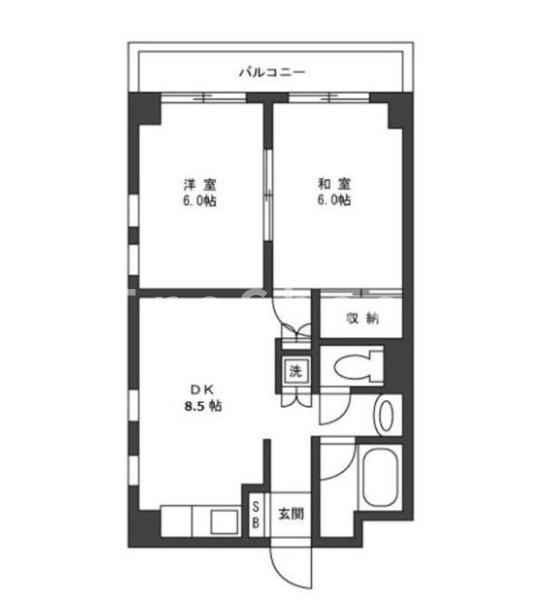 シャルム沢井の間取り