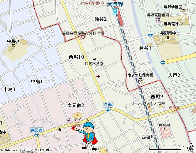 アンジュールの地図