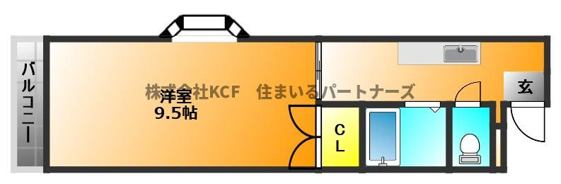 コーポラスK2の間取り