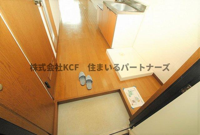 コーポラスK2のセキュリティ|ゆったりとした玄関です
