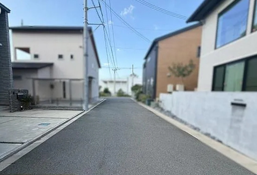 和歌山市次郎丸の前面道路含む現地写真