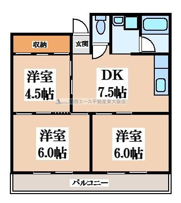 【間取り】 | フリーディオ石切