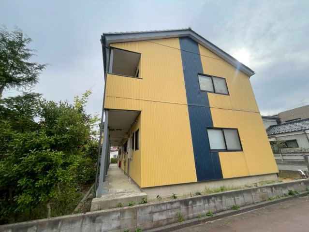  山形県酒田市　一棟アパート　の外観パース