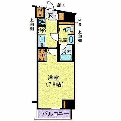 江東区深川２丁目の賃貸マンションの間取り
