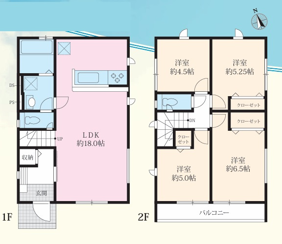 ◎茅ヶ崎市浜之郷　新築戸建の間取り|4LDK☆