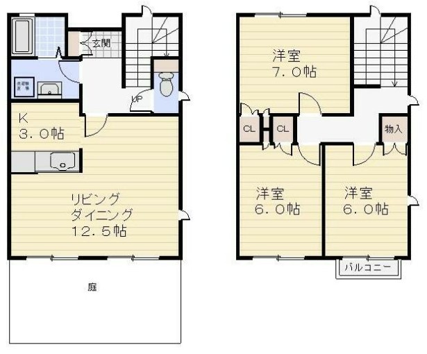 【間取り】 | テラスパークビューなか