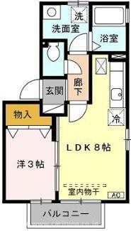 【間取り】 | シュテルン上福岡 Ⅱ