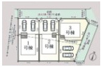 佐賀市高木瀬東　第17の区画図|全3棟
