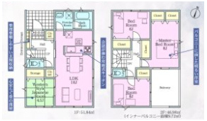 佐賀市高木瀬東　第17の間取り|1号棟