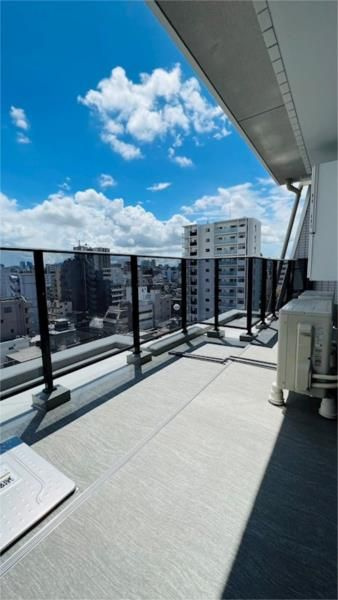 ヴァレッシア上野NorthCityⅡのバルコニー