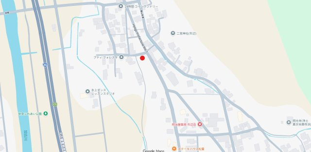 丹波市氷上町市辺の売地の土地図