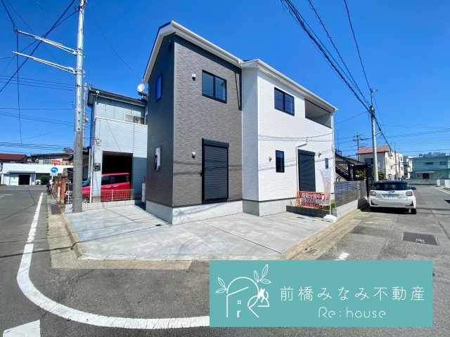【新築】前橋市六供町1丁目25-1期　限定１棟　リナージュ　新築建売の外観|きれいな外観です