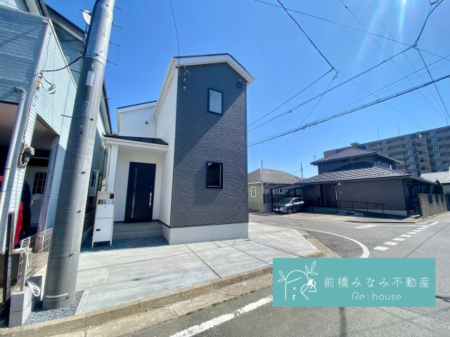 【新築】前橋市六供町1丁目25-1期　限定１棟　リナージュ　新築建売の外観|建物外観を気になさる方へ、見た目の良い物件です