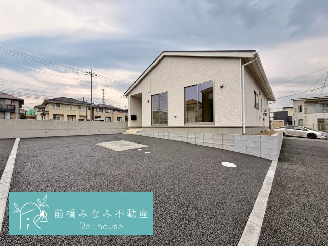 【新築平屋】高崎市金古町第16　１号棟(全４棟)　クレイドルガーデン　新築建売分譲の外観|外はこのようになっています