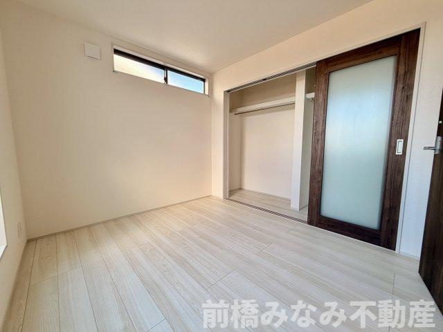 【新築】前橋市富士見町時沢第4　２号棟(全４棟)　クリエートの家　新築建売分譲の洋室|きれいな洋室です