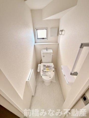 【新築】前橋市富士見町時沢第4　２号棟(全４棟)　クリエートの家　新築建売分譲のトイレ|トイレです