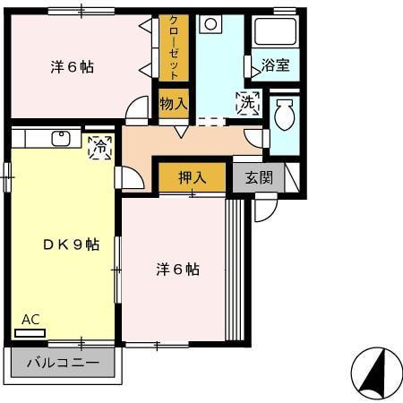 パークサイドヴィラ　D棟の間取り