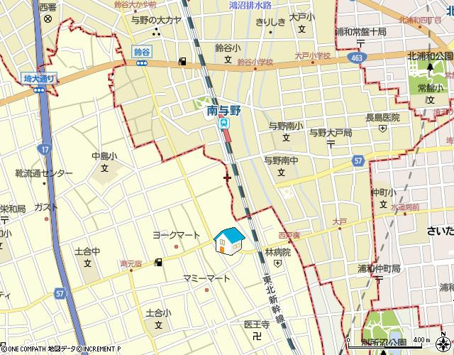 アルバ・ベレッツァの地図