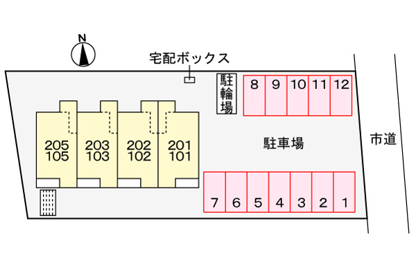 ルークスの区画図