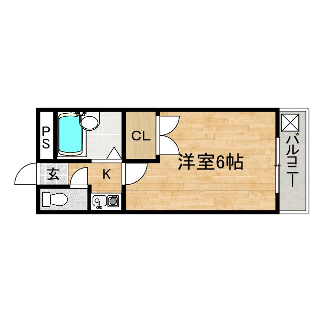 エトワール桂の間取り