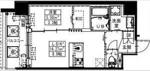 S-RESIDENCE難波西alterの間取り